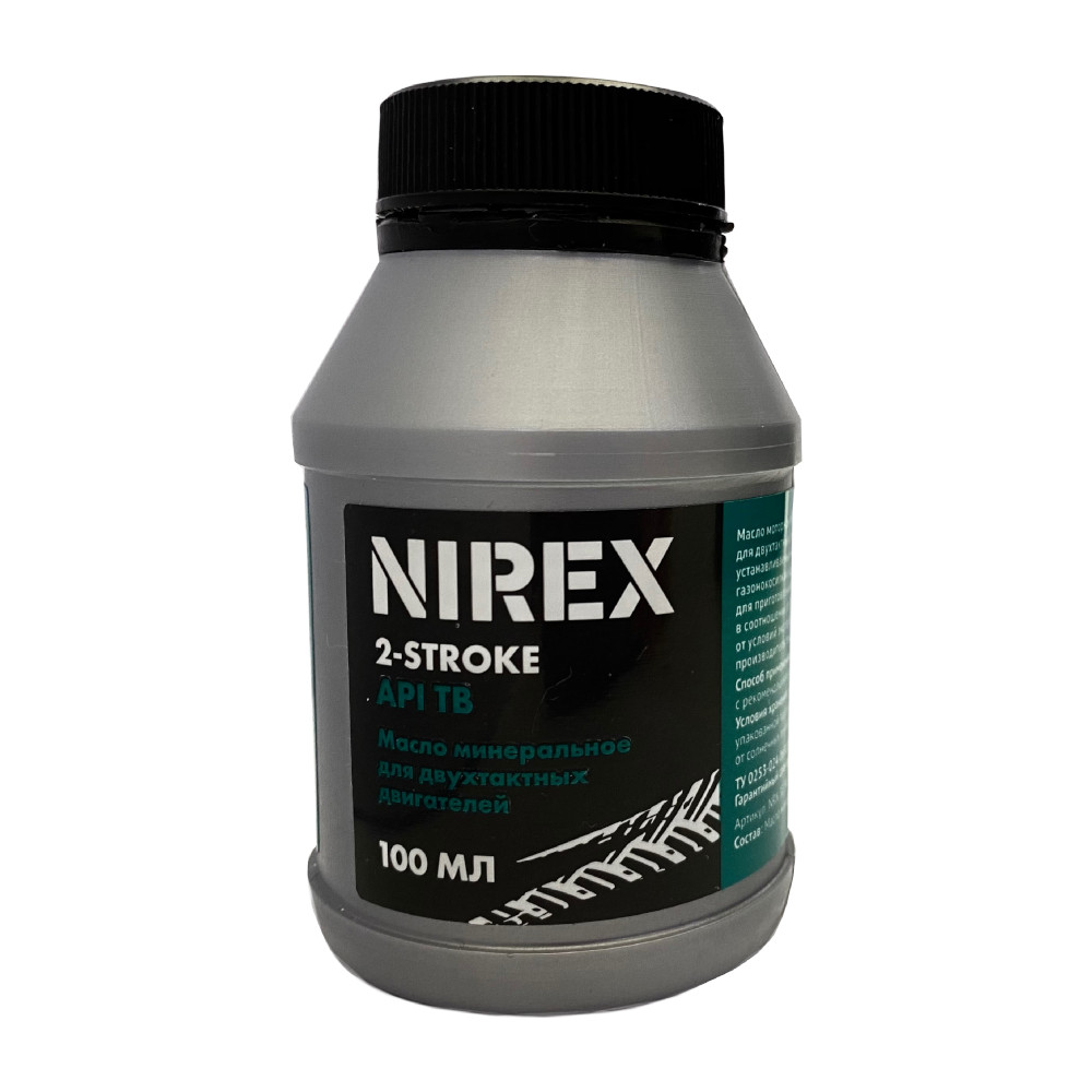Купить масло nirex 2-х тактное минеральное api tb 100 мл    nrx-32298 фото №1