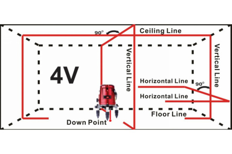 Купить Лазерный уровень ADA 3D Liner 4V А00133 фото №5