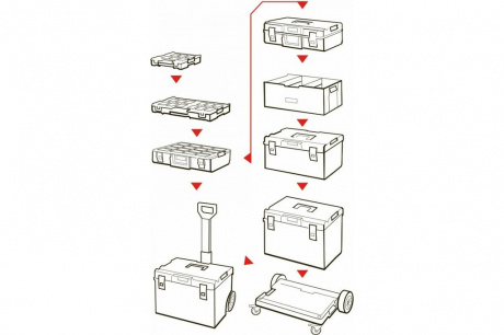 Купить Ящик для инструментов QBRICK SYSTEM ONE 450 TECHNIK 585x385x420 мм фото №8
