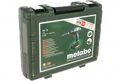 Купить Дрель аккумуляторная Metabo BS 18 Li-ion   602207550 фото №5