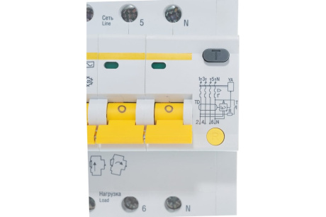 Купить Выключатель автоматический дифференциального тока 4п C 40А 30мА тип AC 4.5кА АД-14  IEK фото №2