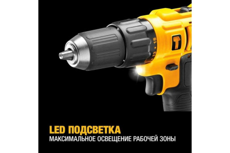 Купить Дрель-шуруповерт акк. DeWalt  DCD 776 M1T Li-lon 4Ah фото №5