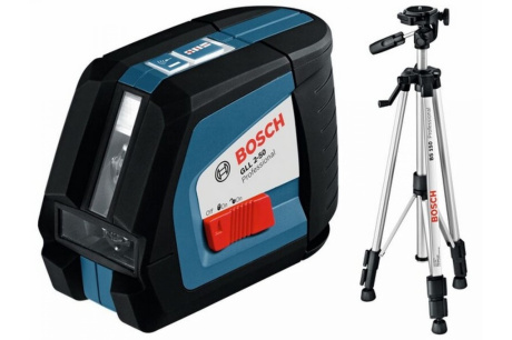 Купить Лазерный нивелир GLL 2-50 + штатив BS 150 Bosch 0.601.063.105 фото №1