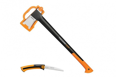 Купить Топор-колун Fiskars X25 - XL + Пила   1025437 фото №1